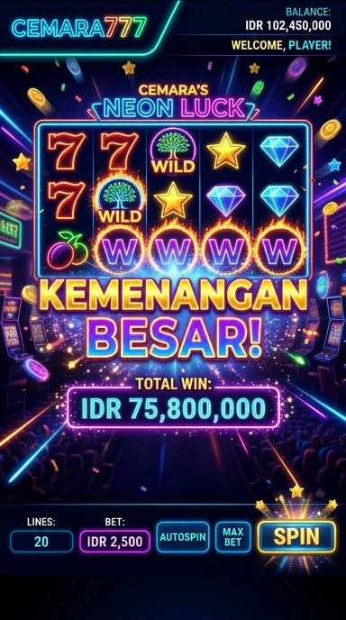 Pratinjau antarmuka cemara777 — aplikasi APK resmi Android v5.1.6